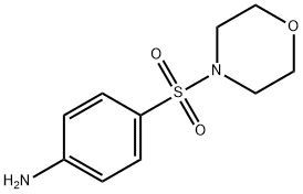 4-(モルホリノスルホニル)アニリン 化学構造式