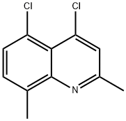 4，5ジクロロ2，8ジメチルキノリン 化学構造式