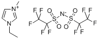 1-乙基-3-甲基二(五氟乙基磺酰)亚胺,216299-76-2,结构式