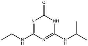 N-エチル-N'-イソプロピル-6-ヒドロキシ-1,3,5-トリアジン-2,4-ジアミン 化学構造式