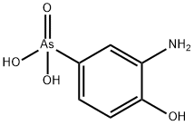 3-amino-4-hydroxyphenylarsonic acid  Struktur