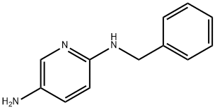 N2-(苯基甲基)-2,5-吡啶二胺 结构式