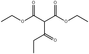 1,3-二乙基 2-丙酰丙二酯, 21633-77-2, 结构式