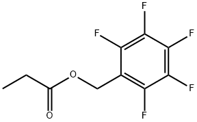 プロピオン酸ペンタフルオロベンジル 化学構造式