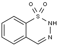 2H-1,2,3-Benzothiadiazine 1,1-dioxide 结构式