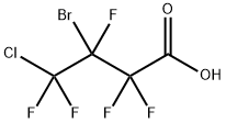 3-BROMO-4-CHLOROPENTAFLUOROBUTYRIC ACID Struktur