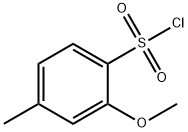 2-メトキシ-4-メチルベンゼンスルホニルクロリド 化学構造式
