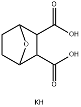 7-オキサビシクロ[2.2.1]ヘプタン-2,3-ジカルボン酸ジカリウム 化学構造式