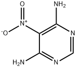 4,6-ジアミノ-5-ニトロピリミジン 化学構造式