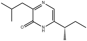 6-(1-Methylpropyl)-3-(2-methylpropyl)pyrazin-2(1H)-one 结构式