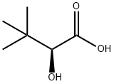(2S)-2-ヒドロキシ-3,3-ジメチル酪酸 化学構造式