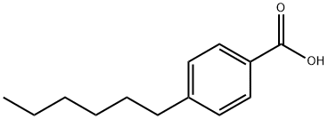 4-Hexylbenzoic acid Struktur