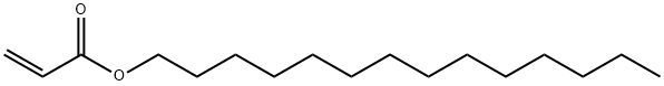 アクリル酸テトラデシル 化学構造式
