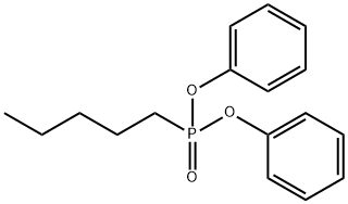 diphenyl pentylphosphonate 结构式