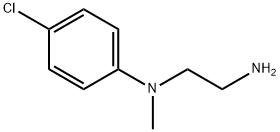 N-(4-クロロフェニル)-N-メチル-1,2-エタンジアミン 化学構造式