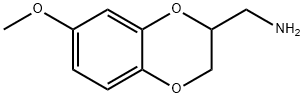 1-(7-METHOXY-2,3-DIHYDRO-1,4-BENZODIOXIN-2-YL)METHANAMINE Struktur