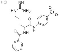 BZ-D-ARG-PNA HCL, 21653-41-8, 结构式