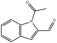 1H-Indole-2-carboxaldehyde,  1-acetyl- Structure
