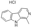1-メチル-9H-ピリド[3,4-b]インドール・塩酸塩 化学構造式