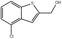 (4-Chloro-1-benzothiophen-2-yl)methanol Structure