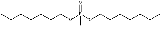 Di-iso-octyl methylphosphonat Structure