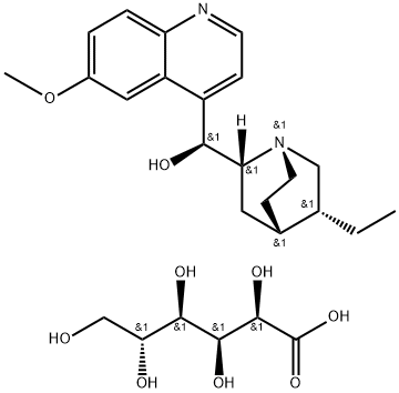 hydroquinidine gluconate Struktur