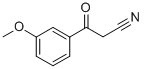 3-甲氧基苯甲酰基乙腈,21667-60-7,结构式
