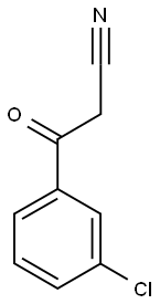 3-氯苯甲酰乙腈, 21667-62-9, 结构式