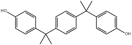 Alpha,Alpha'-双（4-羟基苯）1，4-二异丙基苯,2167-51-3,结构式