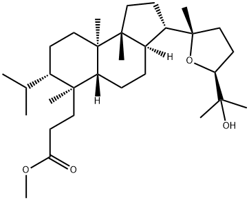 (24S)-20,24-Epoxy-25-hydroxy-3,4-secodammaran-3-oic acid methyl ester Structure