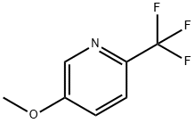 5-甲氧基-2-三氟甲基吡啶 结构式