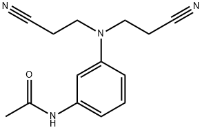 N-(3-(Bis(2-cyanoethyl)amino)phenyl)acetamide Structure