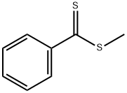 Phenyldithioformic acid methyl ester Struktur