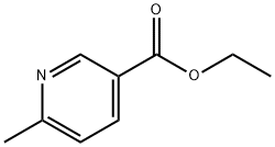 6-メチルピリジン-3-カルボン酸エチル 化学構造式