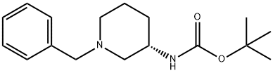 (R)-1-BENZYL-3-N-BOC-AMINOPIPERIDINE Struktur