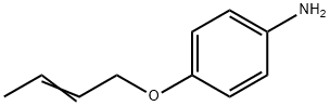 Benzenamine, 4-(2-butenyloxy)- (9CI) Structure