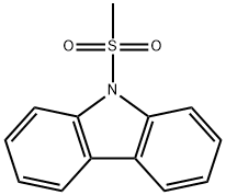 9-メタンスルホニルカルバゾール 化学構造式