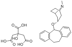 deptropine dihydrogen citrate Struktur