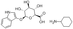 3-Indolyl--D-glucuronideCyclohexylammoniumsalt, 216971-58-3, 结构式