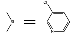 3-chloro-2-trimethylsilanylethynyl-pyridine Structure
