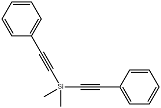 BIS(PHENYLETHYNYL)DIMETHYLSILANE Structure