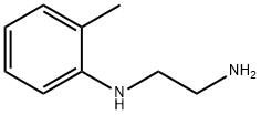 N-(2-メチルフェニル)-1,2-エタンジアミン 化学構造式