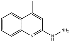 2-肼基-4-甲基喹啉,21703-52-6,结构式