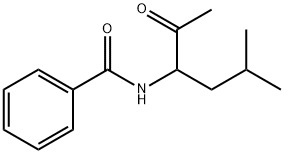 BENZAMIDE, N-(1-ACETYL-3-METHYLBUTYL)-|