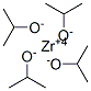 ジルコニウム(IV)テトライソプロポキシド 化学構造式