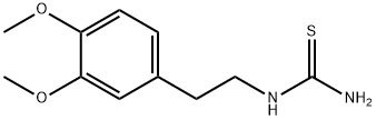 2-(3,4-二甲氧基苯基)乙基]硫脲 结构式