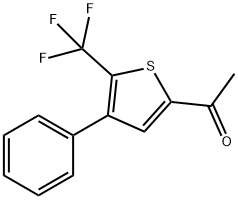 1-[4-PHENYL-5-(TRIFLUOROMETHYL)-2-THIENYL]ETHAN-1-ONE Structure