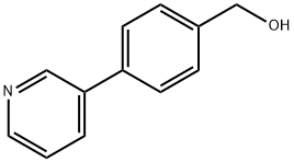 (4-吡啶-3-苯基)甲醇, 217189-04-3, 结构式