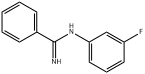 N-(m-Fluorophenyl)benzamidine 结构式