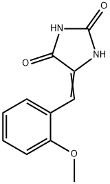 5-(2-methoxyphenyl)methylenehydantoin 结构式